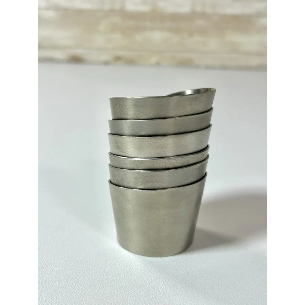 Set of 6 Stainless Steel Napkin Rings Tableware Hong Kong
